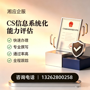 铜陵CS信息系统化能力评估申报服务