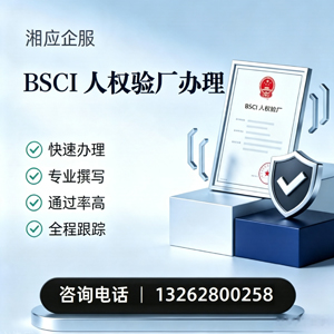 铜陵BSCI人权验厂申请服务