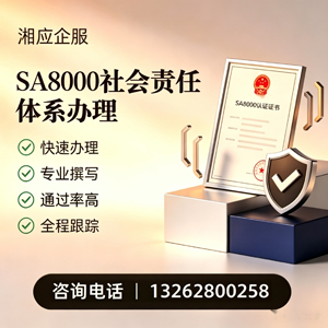 铜陵SA8000社会责任体系认证服务